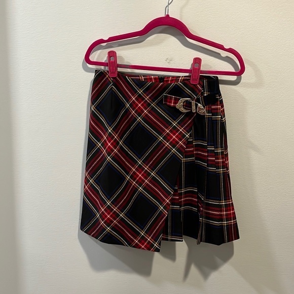 Maje “Judie” tartan plaid kilt skirt FR 38/6 - Picture 5 of 7